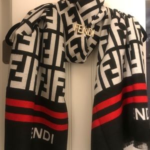 Fendi Scarf with matching Fendi Pen.